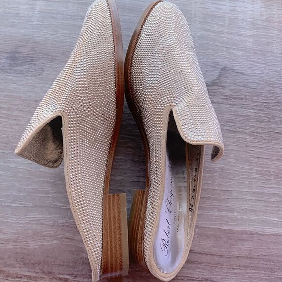 New Robert Clergerie Paris Alice open heel flat mules loafers slippers - Picture 11 of 16